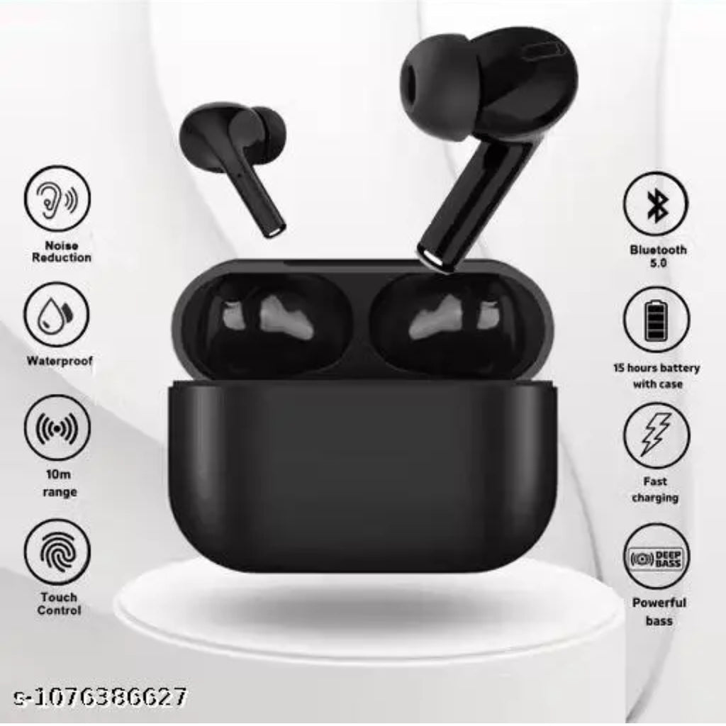 Airpods Wireless Tws Quadrant | Black | Premium finish